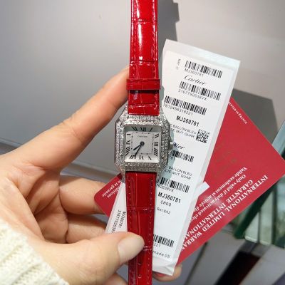 Panthere de Cartier 27*37MM Swiss Quartz Movement Red Bracelet Women Watch